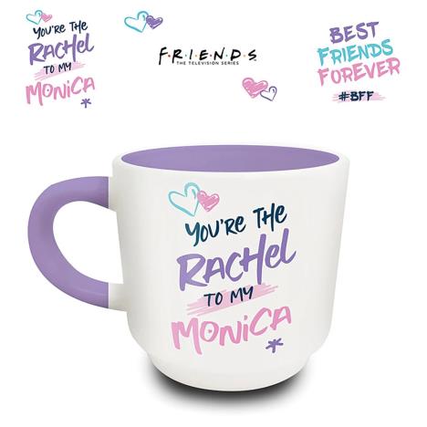 Friends Monica & Rachel Stackable Mugs Set Extra Image 3
